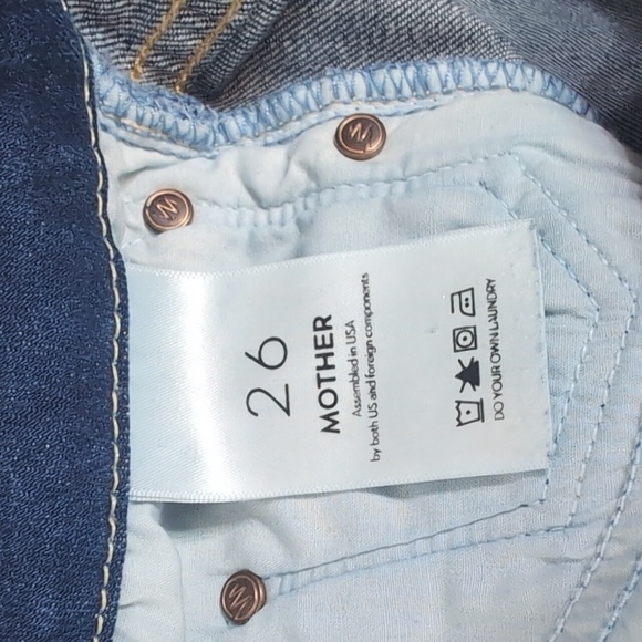 Mother Looker Ankle Fray Jeans - Picture 6 of 8